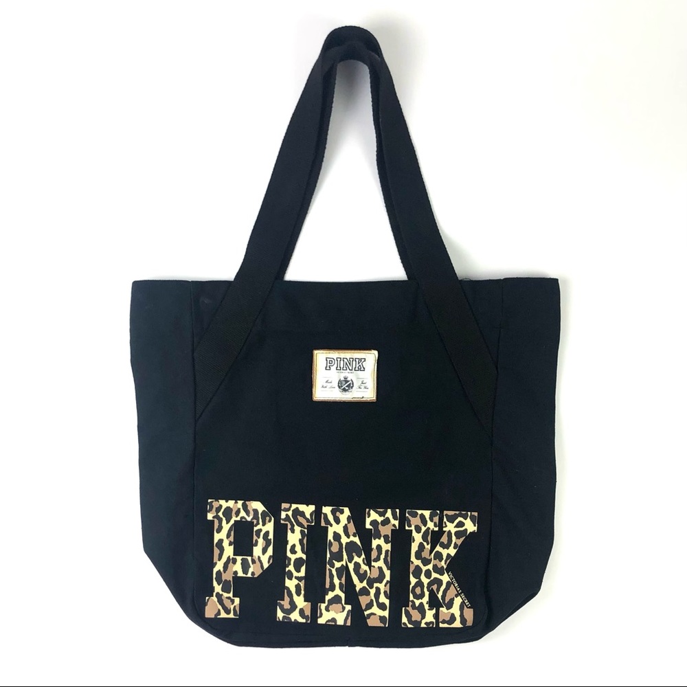 PINK Victoria’s Secret Leopard Logo Weekend Tote